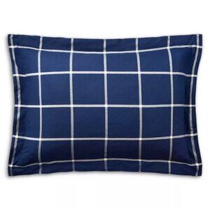 Ralph Lauren "Modern Equestrian Windowpane" King Pillow Sham